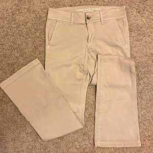 American Eagle khaki kick book pants